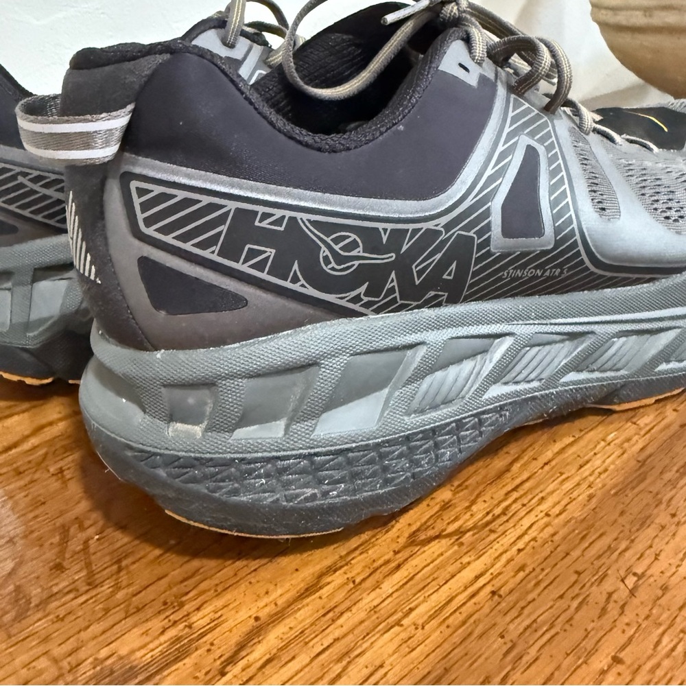 Hoka One One Men's Trail Running Shoes in Gray and Black